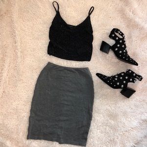 American apparel mini skirt